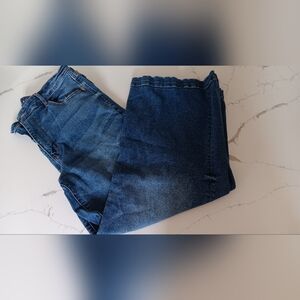 American Eagle wide leg stretch dark denim jeans